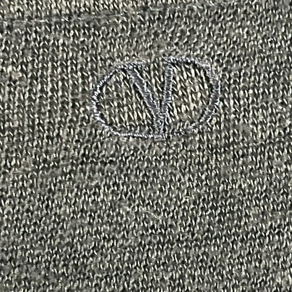 Vtg Valentino studio linen polo shirt navy extra large - Picture 3 of 8